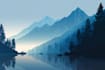draw professional vector landscape illustration