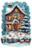 create stunning christmas winter illustration artwork