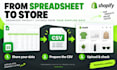 do shopify product listing, product upload and CSV import