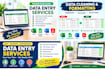 do accurate data entry, typing, and excel data cleaning