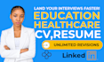 rewrite your resume CV and optimize your linkedin profile