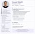 create a professional CV and resume