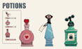 create stylized 2d game props and concept art