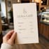 design an elegant restaurant menu
