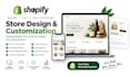 do shopify theme customization, shopify store design redesign and development