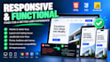 fix HTML CSS and javascript issues on your website