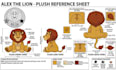 create plush reference sheet plushie ref sheet plush toy design character mascot