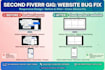 fix website bugs, errors, javascript and CSS responsive issues fast