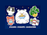 create custom kawaii character, mascot or sticker set