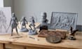 convert image to 3d sculpt bas relief model for cnc carving, engraving printing
