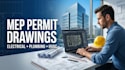 create architectural electrical, mep, plumbing and hvac permit drawings
