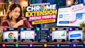 create a chrome extension promo video with screen recording