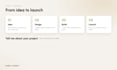 build a custom landing page in HTML, CSS and js
