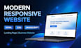 build a responsive modern website with html CSS and javascript