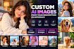 create custom ai images from your description or reference