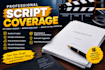 provide professional screenplay script coverage and detailed feedback