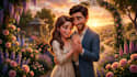 do awesome 3d pixar style ai romantic proposal animation video