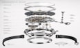 create a custom skeleton watch, 3d watch cad and technical drawing