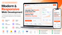 a responsive modern custom website