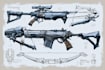 design unique weapons illustrations