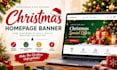 design christmas flyer and new year banner