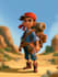 draw 2d game character illustration