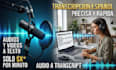 transcribiré audio y video a texto