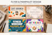 design a professional pamphlet, flyer and  brochure design