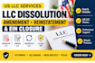 do llc amendment, llc dissolution,llc reinstatement, llc address change