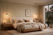 design modern bedroom interior and 3d visualization