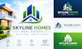design a modern real estate logo
