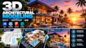 create a professional 3d architectural model from your plans