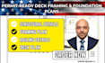 design permit ready deck framing and foundation plans