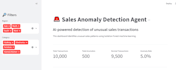 sales anomaly detection dashboard