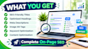 do on page SEO and keyword research