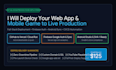 deploy your web or mobile app
