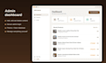 build a full stack nextjs website with admin dashboard