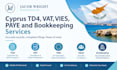 do cyprus td4, vat, vies, paye and bookkeeping services