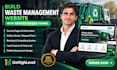 build waste management website with service quote funnel