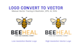 vectorize logo, trace, redraw and convert image to vector