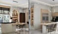 create a 3d kitchen remodel design with realistic renders