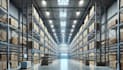 design 3d warehouse, logistics center and industrial facility