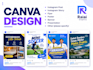 create professional canva graphic designs