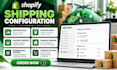 setup shopify shipping rates, zones and profiles