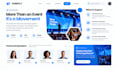 design event website booking event planning website event management website