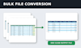 convert CSV excel json and structured data files