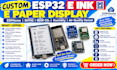 do custom esp32 e ink e paper esphome sht45 ndir co2 humidity air quality sensor