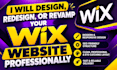 design, redesign, or revamp your wix website professionally