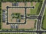 create a residential property map with plot and road layout