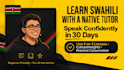 teach you swahili through friendly chat and conversation